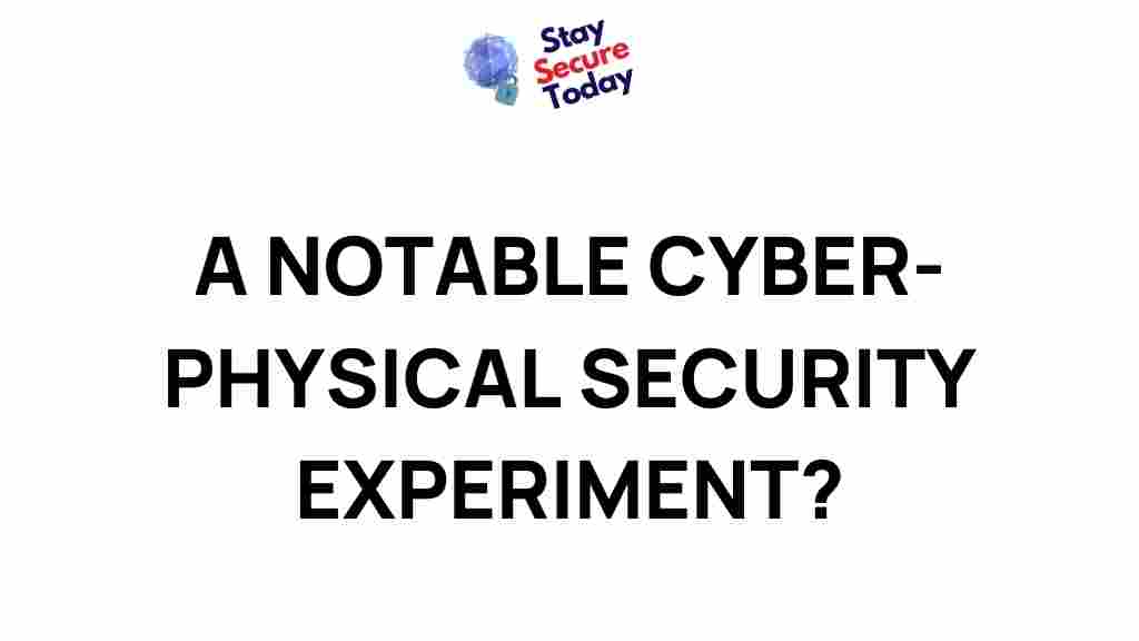 cyber-physical-security-experiments