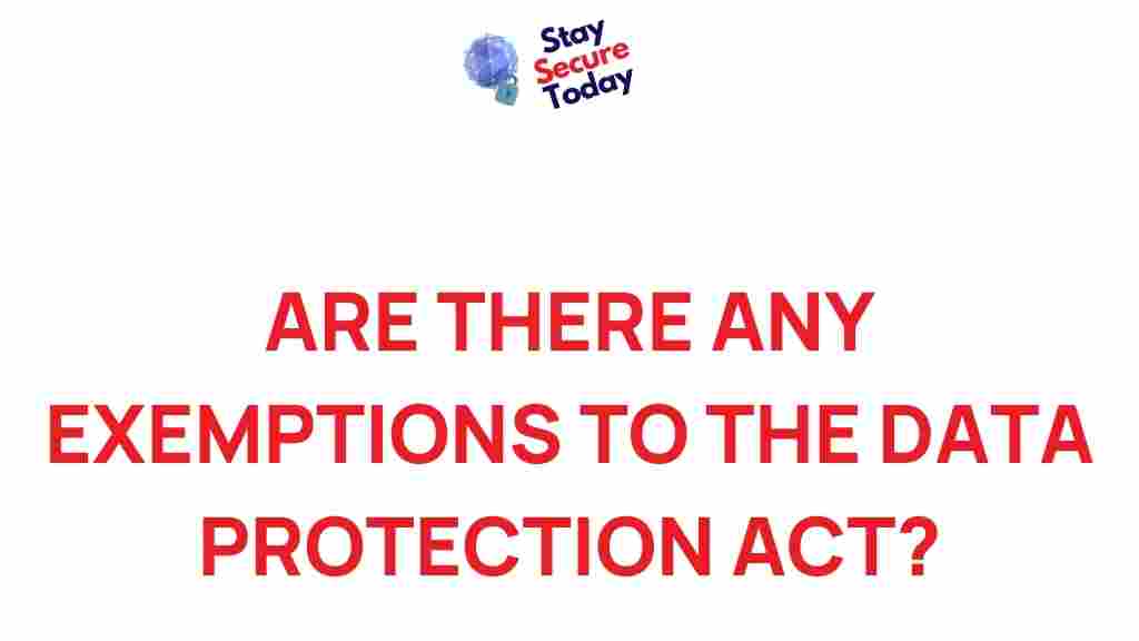 data-protection-act-exemptions